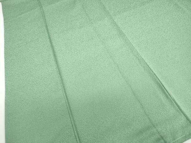 平和屋着物●上質な色無地　柳染色　正絹　逸品　未使用　DABD9812ud