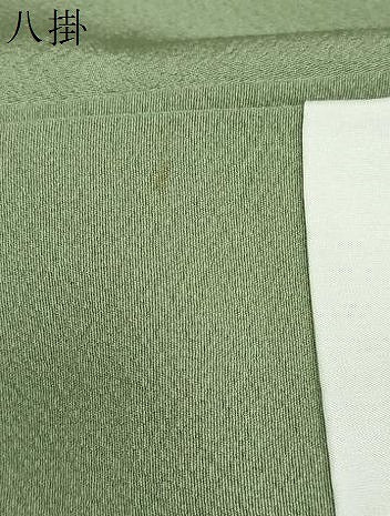 平和屋着物●上質な色無地　老竹色　正絹　逸品　DABD9813ud