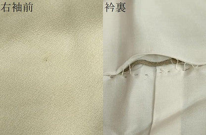 平和屋着物●訪問着　友禅　小舟草花文　暈し染め　正絹　逸品　DABD9825ud