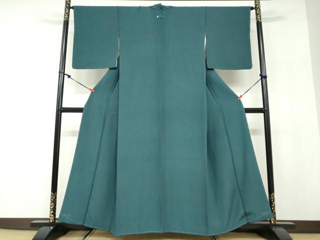 平和屋着物●上質な色無地　虫襖色　正絹　逸品　未使用　DABD9831ud