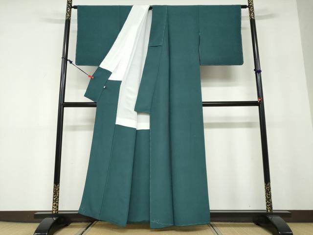 平和屋着物●上質な色無地　虫襖色　正絹　逸品　未使用　DABD9831ud