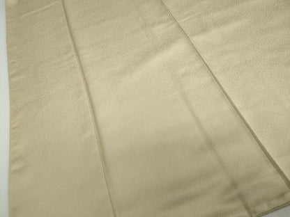 平和屋着物●本加賀友禅作家　由水煌人監修　色無地　干割れ地紋　木蘭色　正絹　逸品　DABD9839ud