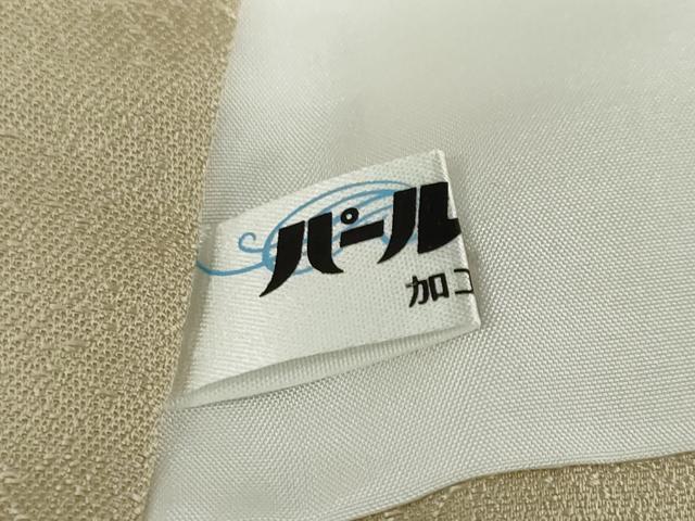 平和屋着物●本加賀友禅作家　由水煌人監修　色無地　干割れ地紋　木蘭色　正絹　逸品　DABD9839ud