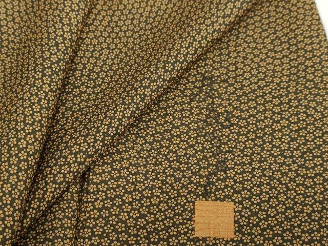 平和屋着物●染色作家　斉藤三才　小紋　小花尽くし文　正絹　逸品　DABD9845ud