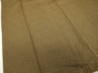 平和屋着物●染色作家　斉藤三才　小紋　小花尽くし文　正絹　逸品　DABD9845ud