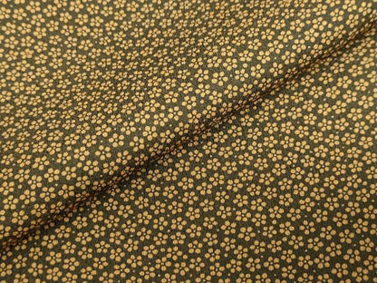 平和屋着物●染色作家　斉藤三才　小紋　小花尽くし文　正絹　逸品　DABD9845ud
