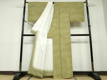 平和屋着物●江戸小紋　小紋師　宍戸陵　寄せ小紋柄　正絹　逸品　DABD9853ud