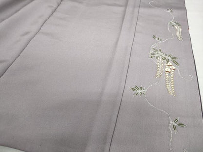 平和屋着物●豪華色留袖　熨斗草花文　暈し染め　金彩　正絹　逸品　DABD9854ud