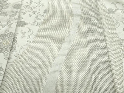 平和屋着物●最高級　中国三大刺繍　スワトウ刺繍　汕頭刺繍　総刺繍　訪問着　お召地　更紗花唐草文　金銀糸　正絹　逸品　DABD9861ud