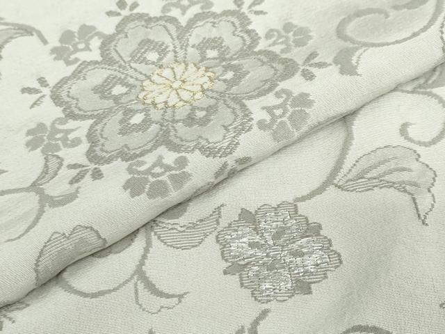 平和屋着物●最高級　中国三大刺繍　スワトウ刺繍　汕頭刺繍　総刺繍　訪問着　お召地　更紗花唐草文　金銀糸　正絹　逸品　DABD9861ud