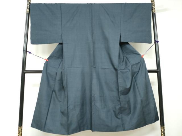 平和屋着物●男性　本場大島紬　アンサンブル　長羽織・長襦袢(袷)セット　100亀甲　総詰め　正絹　逸品　DABD9871ud