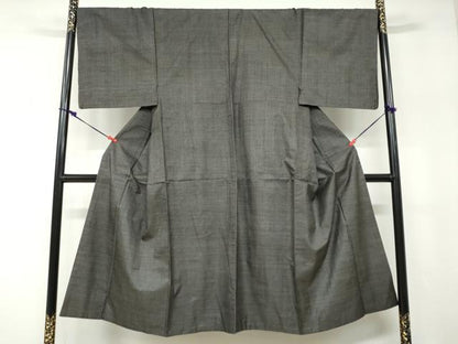 平和屋着物●男性　本場大島紬　アンサンブル　長襦袢(無双仕立て)セット　100亀甲　総詰め　正絹　逸品　DABD9872ud