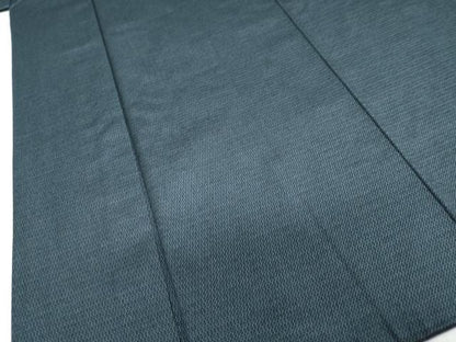 平和屋着物●男性　紬　アンサンブル　長羽織　120亀甲　総詰め　正絹　逸品　DABD9873ud