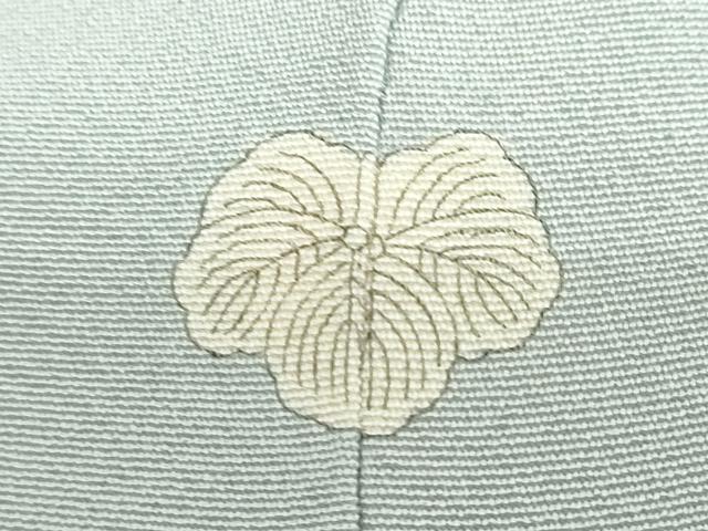 平和屋着物●上質な色無地　白藍色　正絹　逸品　未使用　DABD9890ud