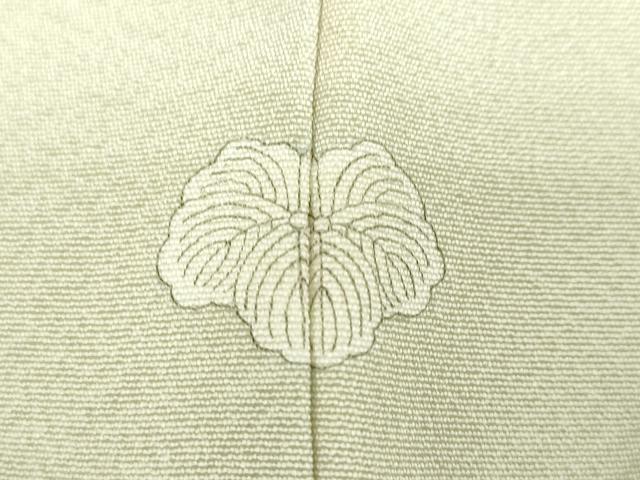 平和屋着物●上質な色無地　若芽色　正絹　逸品　未使用　DABD9892ud