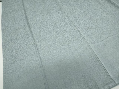 平和屋着物●上質な色無地　霞地紋　湊鼠色　ほていや扱い　正絹　逸品　DABD9893ud
