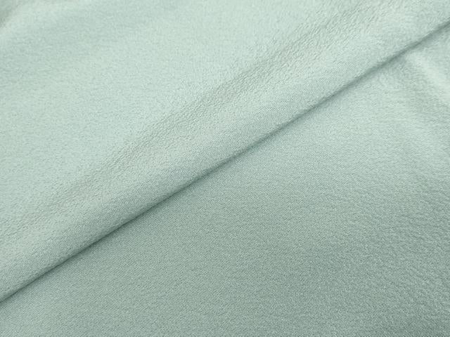 平和屋着物●上質な色無地　水浅葱色　正絹　逸品　DABD9898ud