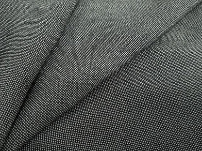 平和屋着物●江戸小紋　角通し　黒地　正絹　逸品　DABD9908ud