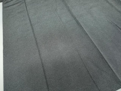 平和屋着物●江戸小紋　鮫小紋柄　黒地　正絹　逸品　DABD9913ud
