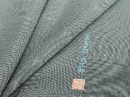 平和屋着物●江戸小紋　伝統工芸士　関正三郎　角通し　行儀　正絹　逸品　DABD9921ud