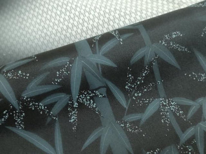 平和屋着物●本場染大島紬　訪問着　笹竹文　正絹　逸品　DABD9925ud