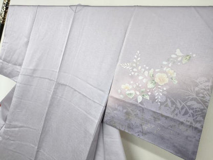 平和屋着物●訪問着　辻が花　暈し染め　金彩　正絹　逸品　DABD9933ud