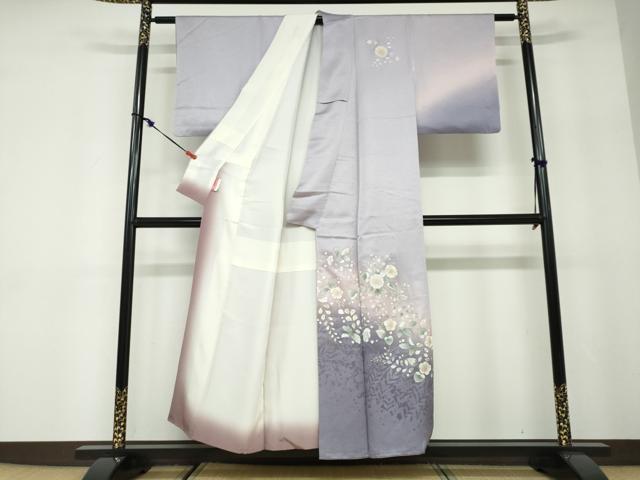 平和屋着物●訪問着　辻が花　暈し染め　金彩　正絹　逸品　DABD9933ud