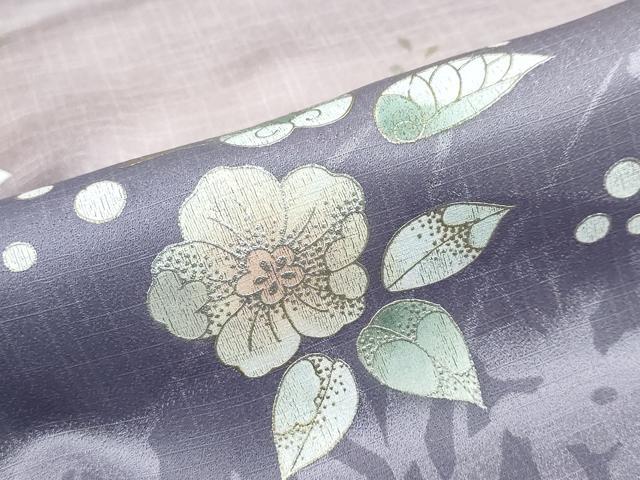 平和屋着物●訪問着　辻が花　暈し染め　金彩　正絹　逸品　DABD9933ud