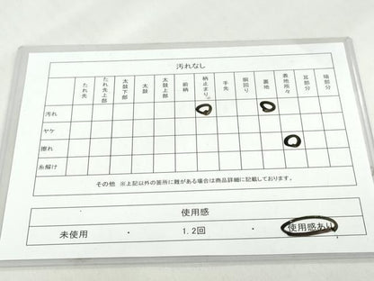 平和屋着物◎六通柄袋帯　唐織　舞花文　金銀糸　正絹　逸品　DABD9977ud