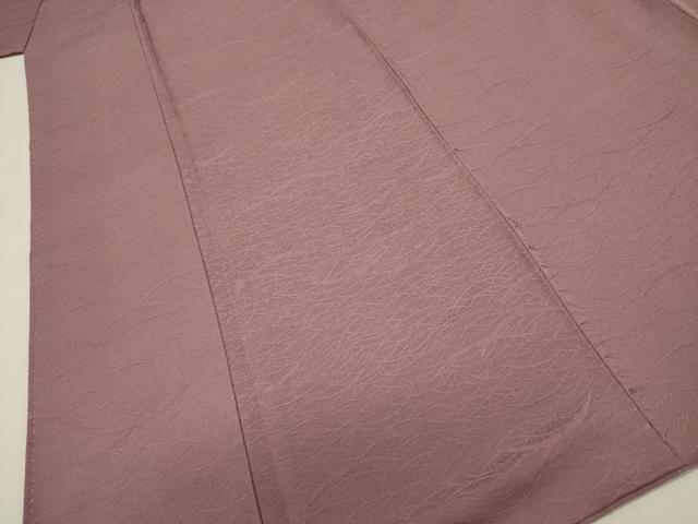 平和屋着物■上質な色無地　芝草地紋　正絹　逸品　DABE0014ya