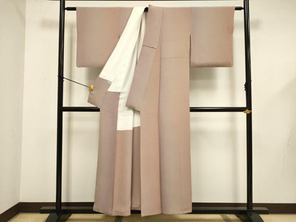 平和屋着物■上質な小紋　作家物　霞文　暈し染め　正絹　逸品　DABE0080ya