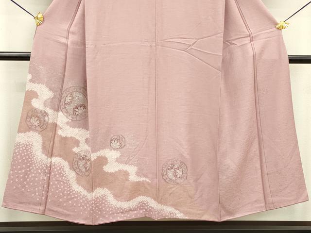 平和屋着物■中国三大刺繍 スワトウ刺繍 汕頭刺繍 訪問着 絞り 絵皿花文 金彩 やまと誂製 正絹 逸品 DABE0160ya