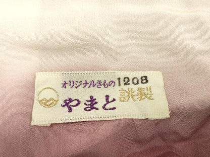 平和屋着物■中国三大刺繍 スワトウ刺繍 汕頭刺繍 訪問着 絞り 絵皿花文 金彩 やまと誂製 正絹 逸品 DABE0160ya