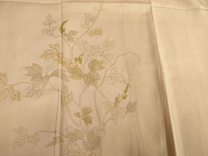 平和屋着物■訪問着　刺繍　蔦の葉文　金彩　正絹　逸品　DABE016ya