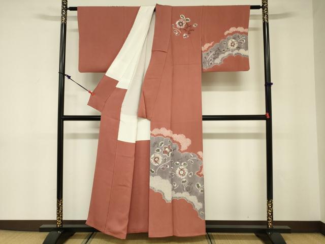 平和屋着物■訪問着　絞り　辻が花　正絹　逸品　DABE0175ya