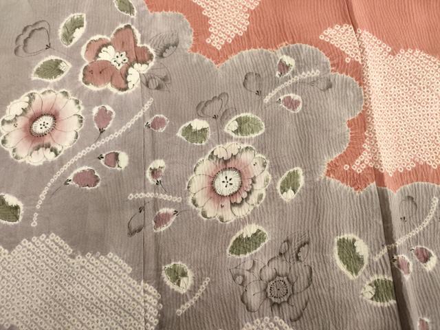 平和屋着物■訪問着　絞り　辻が花　正絹　逸品　DABE0175ya