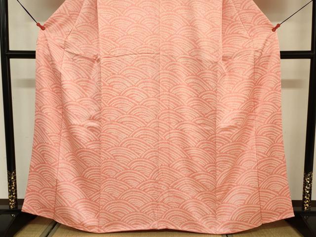 平和屋着物■訪問着　総絞り　青海波　正絹　逸品　DABE0177ya