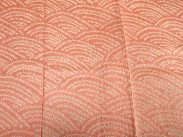 平和屋着物■訪問着　総絞り　青海波　正絹　逸品　DABE0177ya