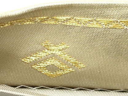 平和屋着物◎六通柄袋帯 雲かすみ 金糸 引箔 正絹 逸品 DABE0203ya