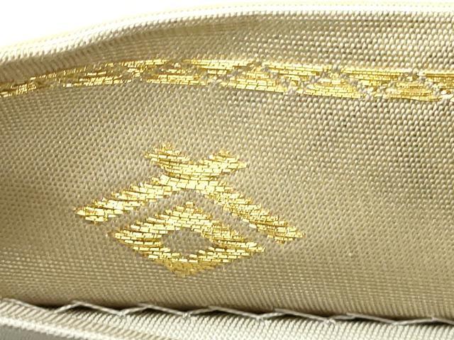 平和屋着物◎六通柄袋帯 雲かすみ 金糸 引箔 正絹 逸品 DABE0203ya
