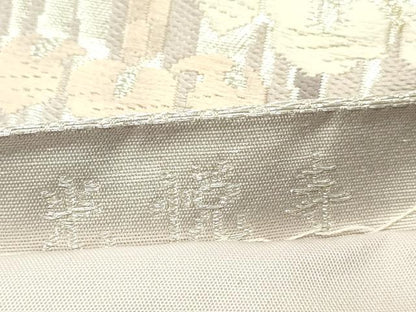 平和屋着物◎六通柄袋帯 光悦寺 金糸 正絹 逸品 DABE0207ya