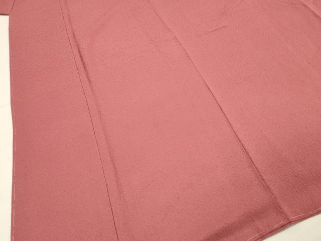 平和屋着物■上質な色無地　浅蘇芳色　正絹　逸品　未使用　DABE0262ya