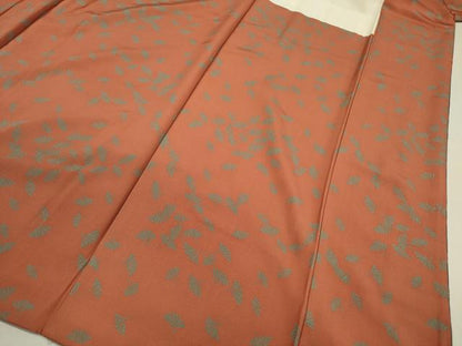 平和屋着物■上質な小紋　舞葉文　正絹　逸品　DABE0269ya