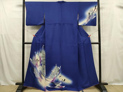 平和屋着物■訪問着　風景文　暈し染め　正絹　逸品　DABE0276ya