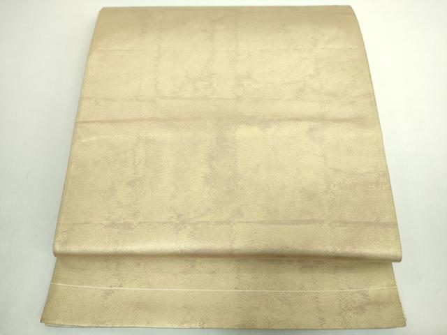 平和屋着物◎六通柄袋帯 霞文 引箔 正絹 逸品 DABE0361ya