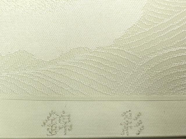 平和屋着物◎六通柄袋帯 道長花文 金銀糸 正絹 逸品 DABE0363ya