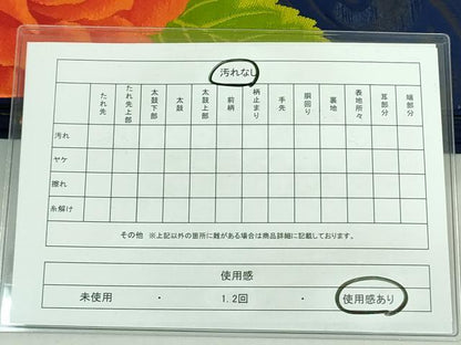 平和屋着物◎六通柄袋帯 流水花文 正絹 逸品 DABE0367ya