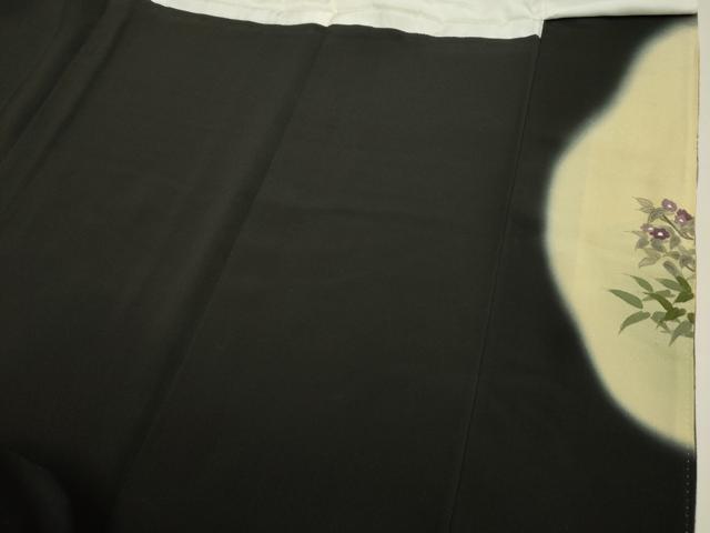平和屋着物■豪華黒留袖 作家物 風景文 金彩 正絹 逸品 DABE0399ya