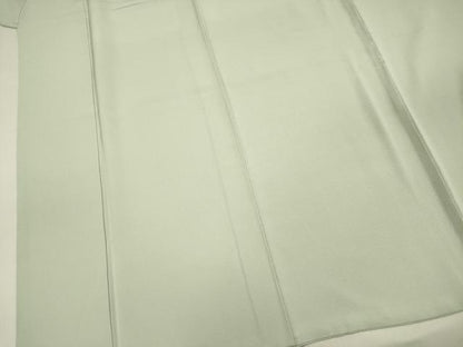 平和屋着物■上質な色無地 柳鼠色 正絹 逸品 DABE0404ya