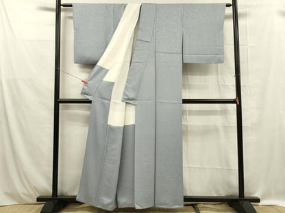 平和屋着物■上質な色無地 淡藤色 正絹 逸品 DABE0405ya
